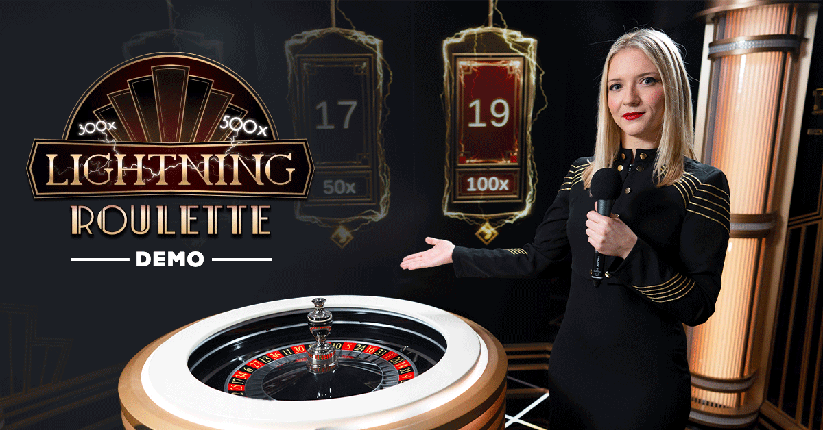 Дилер в игре Lightning Roulette