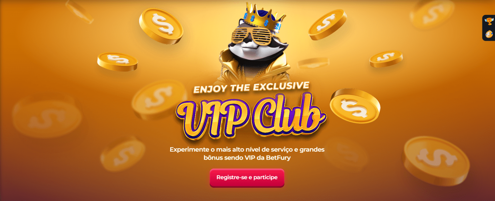 Programa vip do cassino Betfury